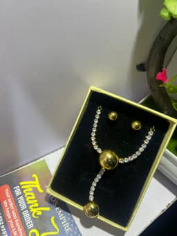 Round ball chain with glitters